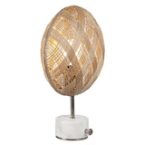 Chanpen Diamond Table Lamp by Forestier, Color: White, Black, Natural-Forestier, Finish: Copper, Gunmetal - Tech, Size: Small, Large | Casa Di Luce Lighting