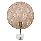 Chanpen Diamond Table Lamp by Forestier, Color: White, Black, Natural-Forestier, Finish: Copper, Gunmetal - Tech, Size: Small, Large | Casa Di Luce Lighting