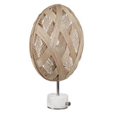 Chanpen Diamond Table Lamp by Forestier, Color: White, Black, Natural-Forestier, Finish: Copper, Gunmetal - Tech, Size: Small, Large | Casa Di Luce Lighting