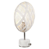 Chanpen Diamond Table Lamp by Forestier, Color: White, Black, Natural-Forestier, Finish: Copper, Gunmetal - Tech, Size: Small, Large | Casa Di Luce Lighting