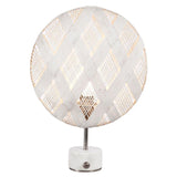 Chanpen Diamond Table Lamp by Forestier, Color: White, Black, Natural-Forestier, Finish: Copper, Gunmetal - Tech, Size: Small, Large | Casa Di Luce Lighting