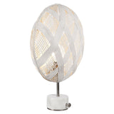 Chanpen Diamond Table Lamp by Forestier, Color: White, Black, Natural-Forestier, Finish: Copper, Gunmetal - Tech, Size: Small, Large | Casa Di Luce Lighting