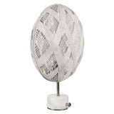 Chanpen Diamond Table Lamp by Forestier, Color: White, Black, Natural-Forestier, Finish: Copper, Gunmetal - Tech, Size: Small, Large | Casa Di Luce Lighting