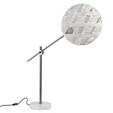 Chanpen Diamond Desk Lamp by Forestier, Color: White, Black, Natural-Forestier, Finish: Copper, Gunmetal - Tech, Size: Small, Large | Casa Di Luce Lighting