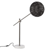 Chanpen Hexagon Desk lamp by Forestier, Color: White, Black, Natural-Forestier, Finish: Copper, Gunmetal - Tech, Size: Small, Large | Casa Di Luce Lighting