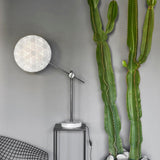 Chanpen Hexagon Desk lamp by Forestier, Color: White, Black, Natural-Forestier, Finish: Copper, Gunmetal - Tech, Size: Small, Large | Casa Di Luce Lighting