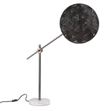 Chanpen Hexagon Desk lamp by Forestier, Color: White, Black, Natural-Forestier, Finish: Copper, Gunmetal - Tech, Size: Small, Large | Casa Di Luce Lighting