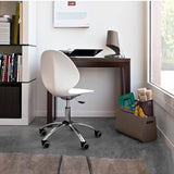 Basil CS-1366 Office Chair by Calligaris by CDL (Casa Di Luce Collection), Seat Colors: Mustard Yellow, Matte Optic White, Matt Taupe, Matt Red, Matt Grey, , | Casa Di Luce Lighting