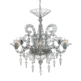Angelus Chandelier by Forestier, Finish: Black, White, Grey, Gold, , | Casa Di Luce Lighting