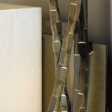 BRINDILLE VERTICAL WALL SCONCE BY HUBBARDTON FORGE, FINISH: WHITE, BRONZE, DARK SMOKE-HUBBARDTON FORGE, , BLACK, OIL RUBBED BRONZE, NATURAL IRON-HUBBARDTON FORGE, VINTAGE PLATINUM-HUBBARDTON FORGE, SOFT GOLD-HUBBARDTON FORGE, STERLING-HUBBARDTON FORGE, MODERN BRASS, INK, POSITION: LEFT, RIGHT, OPAL GLASS, | CASA DI LUCE LIGHTING