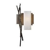 Brindille Vertical Wall Sconce by Hubbardton Forge, Finish: Bronze, Position: Right, | Casa Di Luce Lighting