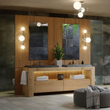 Sterling 3 Light Olympus Bath Sconce in Bathroom