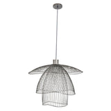 Papillon Suspension By Forestier, Size: Small, Finish: Taupe Metallic, , | Casa Di Luce Lighting