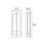 Omni 20" LED Outdoor Wall Sconce by Modern Forms, Title: Default Title, , | Casa Di Luce Lighting