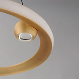 Nodes LED Chandelier By ET2, Finish: Gold, Diameter: 18 inch