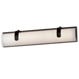 Clutch Vanity Light By ET2, Size: Medium, Finish: Black