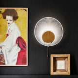 Oyster Wall Sconce in Living Room