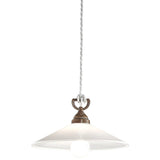 Large Brass Tabia Pendant Light by Il Fanale