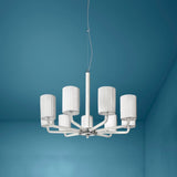 Can Can Chandelier by Sylcom, Color: Clear, Smoke - Vistosi, Grey, Blue, Ocean - Sylcom, Milk White Clear - Sylcom, Milk White Ivory - Sylcom, Amethyst, Number of Lights: 6, 9, 9 XL, 12, | Casa Di Luce Lighting