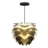 Aluvia Brushed Brass Pendant by UMAGE, Finish: Black, Size: Mini, | Casa Di Luce Lighting