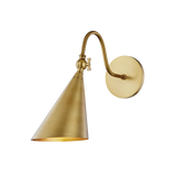 Lupe Wall Sconce By Mitzi - Aged Brass