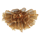 Gold Leaf Pulse Semi-Flushmount by Corbett Lighting