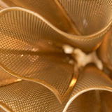 Gold Leaf Pulse Semi-Flushmount by Corbett Lighting