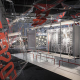 Tobia Floor Lamp in factory