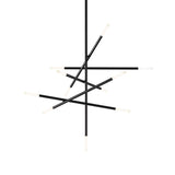 Jax LED Chandelier by Sonneman, Finish: Black, , | Casa Di Luce Lighting