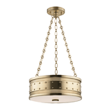 Gaines Pendant by Hudson Valley, Finish: Brass Aged, Nickel Polished, Aged Old Bronze-Hudson Valley, Historic Nickel-Hudson Valley, Size: Small, Medium, Large, | Casa Di Luce Lighting
