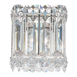 Small Polished Stainless Steel Quantum Wall Sconce by Schonbek