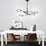 Spectica Linear Chandelier in dining room