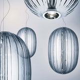 Blue Plass Suspension by Foscarini