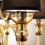 Gold Nickel-Black 225/8+4 Chandelier by Italamp