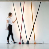 Elastica Floor Lamp by Martinelli Luce, Color: Black, Grey, Red, Yellow, Light Blue, , | Casa Di Luce Lighting