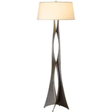 Moreau Floor Lamp by Hubbardton Forge, Shade: Doeskin Suede-Hubbardton Forge, Flax-Hubbardton Forge, Natural Anna-Hubbardton Forge, Light Grey, Medium Grey-Hubbardton Forge, Finish: White, Bronze, Dark Smoke-Hubbardton Forge, Black, Oil Rubbed Bronze, Natural Iron-Hubbardton Forge, Vintage Platinum-Hubbardton Forge, Soft Gold-Hubbardton Forge, Sterling-Hubbardton Forge, Modern Brass, Ink, ,| Casa Di Luce Lighting