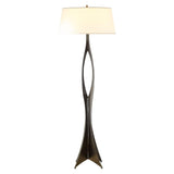 Moreau Floor Lamp by Hubbardton Forge, Shade: Doeskin Suede-Hubbardton Forge, Flax-Hubbardton Forge, Natural Anna-Hubbardton Forge, Light Grey, Medium Grey-Hubbardton Forge, Finish: White, Bronze, Dark Smoke-Hubbardton Forge, Black, Oil Rubbed Bronze, Natural Iron-Hubbardton Forge, Vintage Platinum-Hubbardton Forge, Soft Gold-Hubbardton Forge, Sterling-Hubbardton Forge, Modern Brass, Ink, ,| Casa Di Luce Lighting