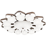 Small Gold Nickel Teo Ceiling Light by Italamp