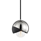 Emma Pendant by Mitzi, Finish: Aged Brass/Black-Mitzi, Polished Nickel/Black-Mitzi, Polished Copper-Mitzi, , | Casa Di Luce Lighting