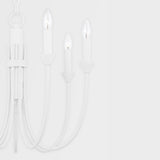 Cate Chandelier By Troy Lighting, Size: Medium, Finish: Gesso White
