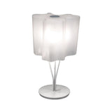 Logico Mini Table Lamp by Artemide, Color: Grey, White, Tobacco-Artemide, Finish: Grey, Chrome, | Casa Di Luce Lighting