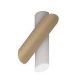 Gold/White Tubes Large Ceiling Light by Nemo