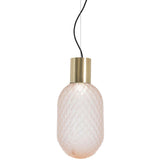 Frosted Pink Bloom 1 Pendant by Il Fanale