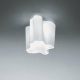 Logico Mini Single Ceiling Light by Artemide, Color: White, Tobacco-Artemide, Grey, , | Casa Di Luce Lighting