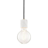 Asime Mini Pendant by Mitzi, Finish: Brass Aged, Nickel Polished, , | Casa Di Luce Lighting