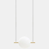 Small Natural Brass Alma Pendant by Il Fanale