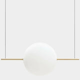 Large Natural Brass Alma Pendant by Il Fanale