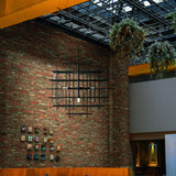 Matt Black Armada Chandelier by Il Fanale