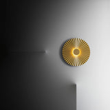 Small Natural Brass Plie Wall Sconce by Il Fanale