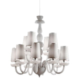 Chandelier 284 by Italamp, Color: Transparent, Finish: Shiny Nickel-Italamp, | Casa Di Luce Lighting